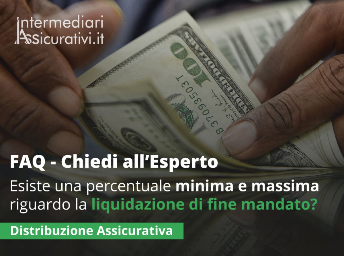 Esiste una percentuale minima e massima riguardo la liquidazione di fine mandato?